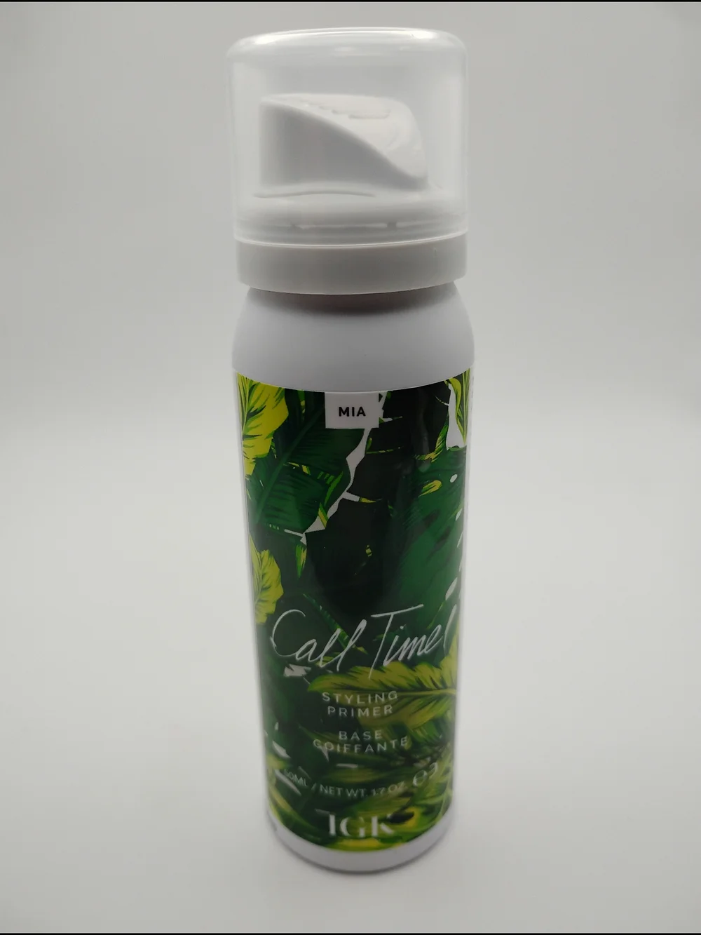 IGK Heat & UV Protection: Safeguards hair up to 450°F aCalf Time Styling Primer